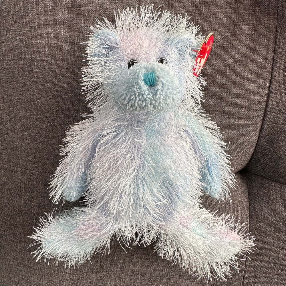 Plush Stuffed Animal Toy - Blue and White